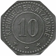 10 Pfennig - Nürnberg Anton Leibold Feinbäckerei, Germany,  reverse image