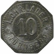 10 Pfennig - Nürnberg L. Chr. Lauer obverse image