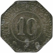 10 Pfennig - Nürnberg L. Chr. Lauer, Germany,  reverse image