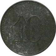 10 Pfennig - Nürnberg Mars Werke A.G., Germany,  reverse image