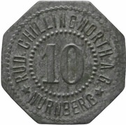 10 Pfennig - Nürnberg Rud. Chillingworth A.G. obverse image