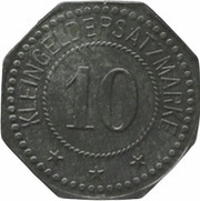 10 Pfennig - Nürnberg Wilhelm Gevekoht, Germany,  reverse image