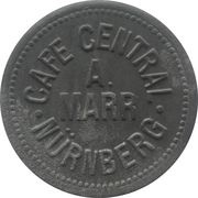 10 Pfennig - Nürnberg Cafe Central A. Marr obverse image