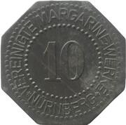 10 Pfennig - Nürnberg Vereinigte Margarine Werke obverse image