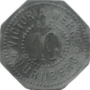 10 Pfennig - Nürnberg Victoria Werke A.G. obverse image