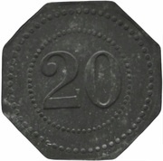 20 Pfennig - Nürnberg L. Chr. Lauer, Germany,  reverse image