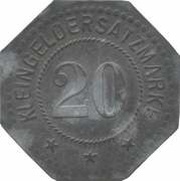 20 Pfennig - Nürnberg Sprengstoff A.G., Germany,  reverse image