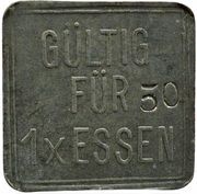 50 Pfennig - Nürnberg N. Sch. F., Germany,  reverse image