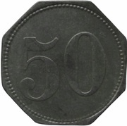 50 Pfennig - Nürnberg Triumph Werke Aktiengesellschaft, Germany,  reverse image