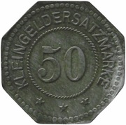 50 Pfennig - Nürnberg Wilhelm Gevekoht, Germany,  reverse image