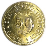 50 Pfennig - Nürnberg Eisenwerk vorm. J.Tafel and Comp obverse image