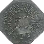 50 Pfennig - Nürnberg G.C. Prückner Hoflieferant obverse image