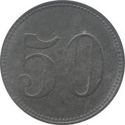50 Pfennig - Nürnberg Kaiserkrone M. Gottschalk, Germany,  reverse image