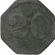 20 Pfennig - Nürnberg Triumph Werke Aktiengesellschaft, Germany,  reverse image