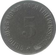 5 Pfennig - Obergrainau u. Untergrainau, Germany, 1917 reverse image
