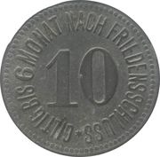 10 Pfennig - Obergrainau u. Untergrainau, Germany, 1917 reverse image