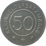 50 Pfennig - Obernzell, Germany,  reverse image