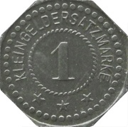 1 Pfennig - Oberzwieselau Benedikt v. Poschinger, Germany, 1917 reverse image