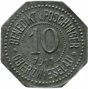 10 Pfennig - Oberzwieselau Benedikt v. Poschinger obverse image