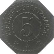 5 Pfennig - Ochsenfurt, Germany,  reverse image