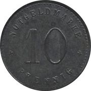 10 Pfennig - Pappenheim, Germany,  reverse image