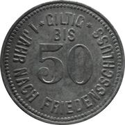 50 Pfennig - Pförring, Germany, 1917 reverse image