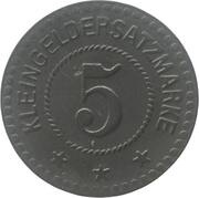 5 Pfennig - Pirmasens, Germany, 1917 reverse image