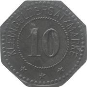 10 Pfennig - Pirmasens, Germany, 1917 reverse image