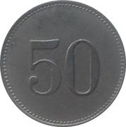 50 Pfennig - Pressath, Germany, 1917 reverse image