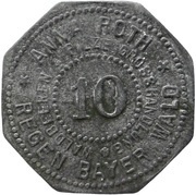 10 Pfennig - Regen Anna Roth Waldbeeren and Pilze Grosshandlung obverse image