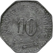 10 Pfennig - Regen Anna Roth Waldbeeren and Pilze Grosshandlung, Germany,  reverse image