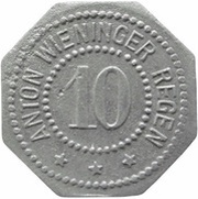 10 Pfennig - Regen Anton Wieninger obverse image