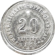 20 Pfennig - Reichenbach Wohltätigkeits and Pflegeanstalt obverse image
