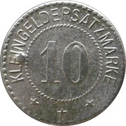 10 Pfennig - Rosenberg i. O. Andr. Pemsel, Germany,  reverse image