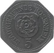 5 Pfennig - Rosenheim obverse image