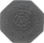 5 Pfennig - Rosenheim obverse image