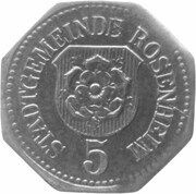 5 Pfennig - Rosenheim obverse image