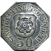 50 Pfennig - Rosenheim obverse image