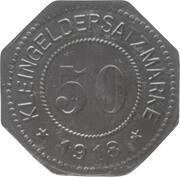 50 Pfennig - Rosenheim, Germany, 1918 reverse image