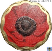 5 Dollars - Elizabeth II 4th Portrait - Remembrance Day reverse image