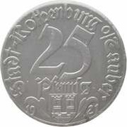 25 Pfennig - Rothenburg ob der Tauber Rothenburg o/Tauber obverse image