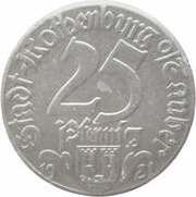 25 Pfennig - Rothenburg ob der Tauber Kobolzeller Tor obverse image
