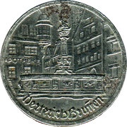 25 Pfennig - Rothenburg ob der Tauber Herterich Bruñen, Germany, 1921 reverse image