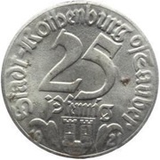 25 Pfennig - Rothenburg ob der Tauber Röder Tor obverse image