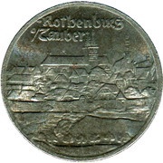 25 Pfennig - Rothenburg ob der Tauber Rothenburg o/Tauber, Germany, 1921 reverse image