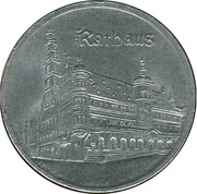 25 Pfennig - Rothenburg ob der Tauber Rathaus, Germany, 1921 reverse image