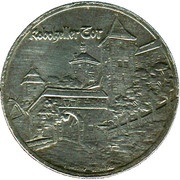 25 Pfennig - Rothenburg ob der Tauber Kobolzeller Tor, Germany, 1921 reverse image
