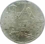 25 Pfennig - Rothenburg ob der Tauber Plönlein, Germany, 1921 reverse image