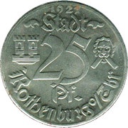 25 Pfennig - Rothenburg ob der Tauber Röder Tor obverse image