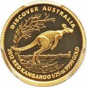 5 Dollars - Elizabeth II 4th Portrait - Discover Australia - Red Kangaroo, Australia, 2012 reverse image